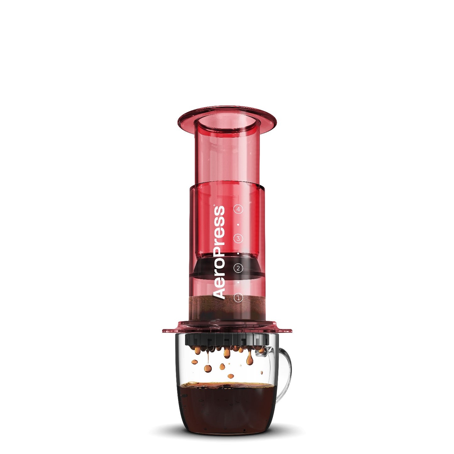 Aeropress- Clear Red