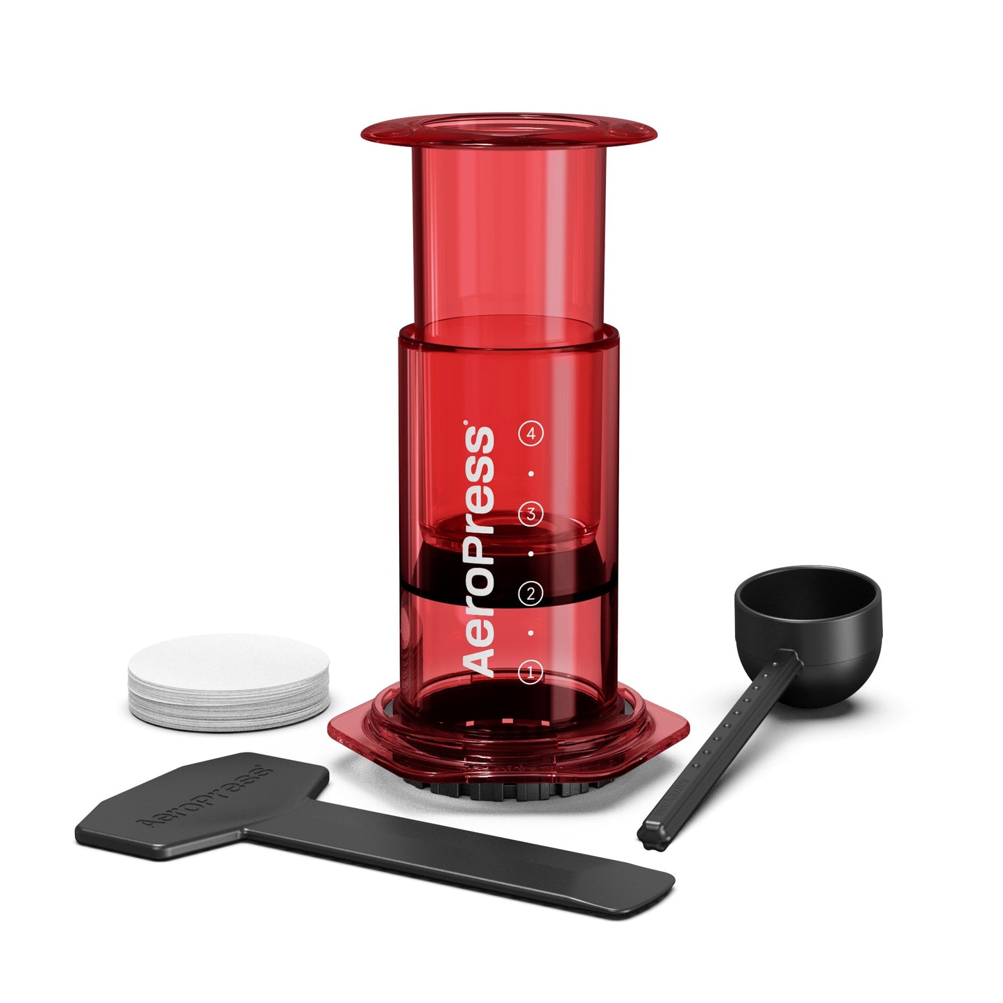 Aeropress- Clear Red