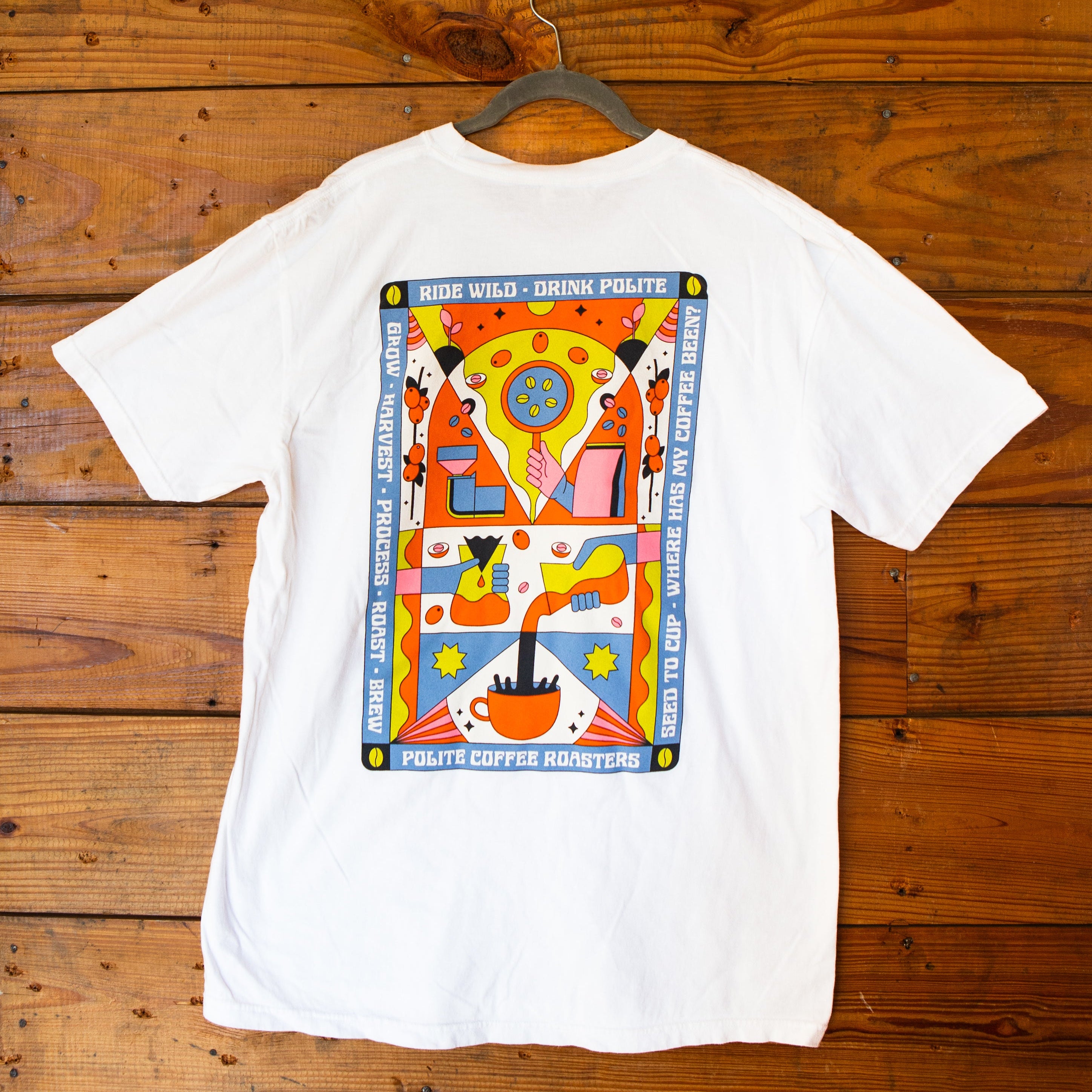 Stained Glass T-Shirt – Polite Coffee