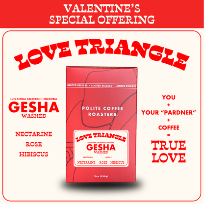 LOVE TRIANGLE | CALDERON GESHA | FREE SHIPPING